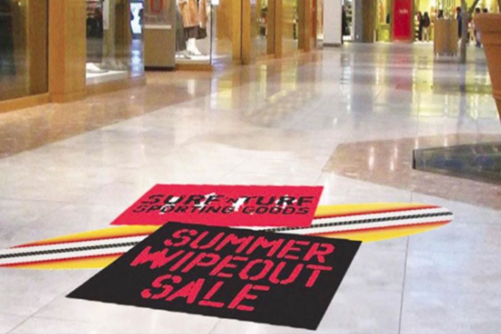Tile - Mall - Floor Decals - Same Day Printing