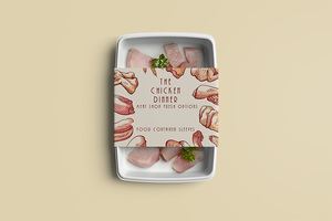 Meat Shop and Food Container Sleeves - Custom Printing