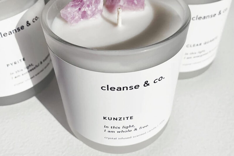 Cleanse and co Candle Labels