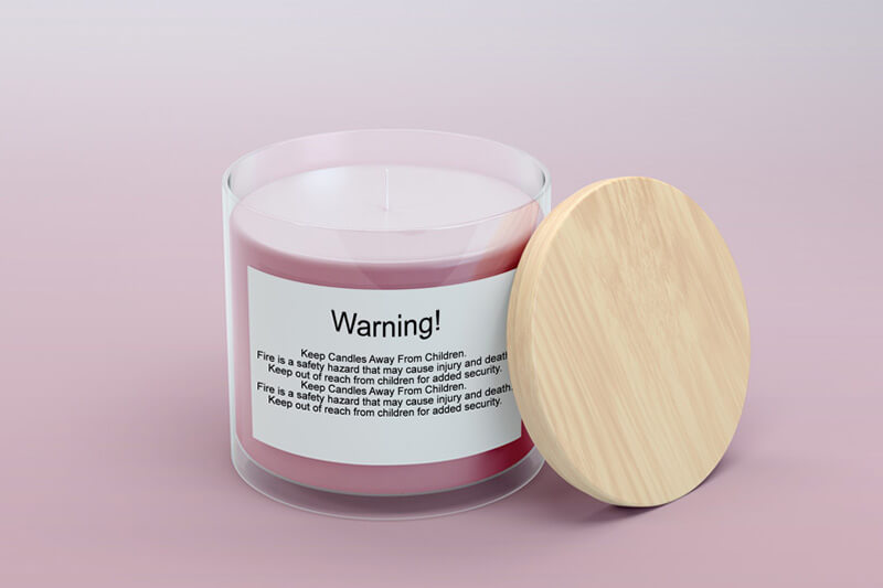 Warning Labels - Candle Labels Printing