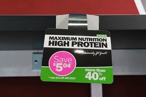 Max Nutrition Shelf Wobbler Printing - SDP 1